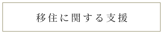 移住に関する支援