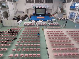 コンベンションホール　リハ大会時の会場レイアウト