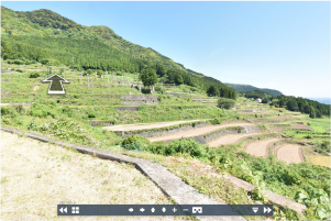サムネイル岳の棚田の画像（別ウインドウで開きます）