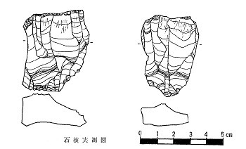 (3)出土石核図面-3